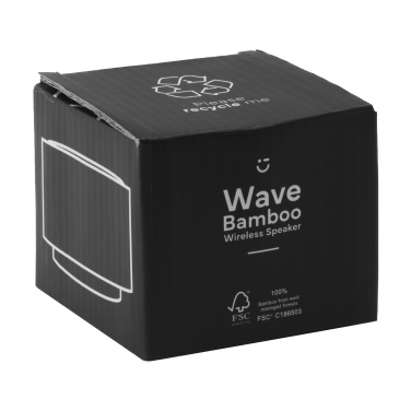 Logotrade advertising products photo of: Wave Bamboo Wireless Speaker