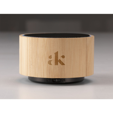 Logo trade promotional items picture of: Wave Bamboo Wireless Speaker