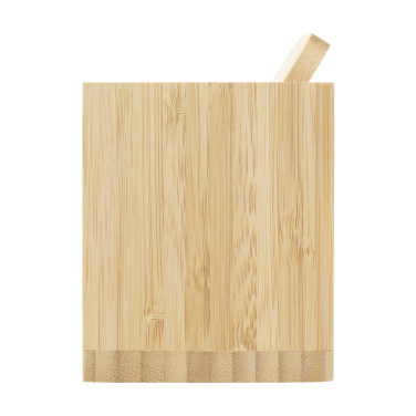 Logo trade promotional giveaway photo of: Bamboo Boss 15W charger/pen holder