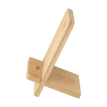 Logo trade promotional items picture of: Miyo Bamboo Phone Stand