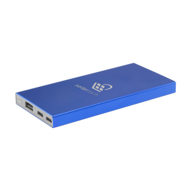 Logo trade promotional products image of: Tecco GRS Recycled Alu Powerbank 5000 external charger