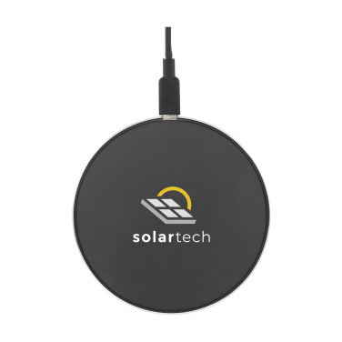 Logotrade advertising product image of: Tecco GRS Recycled Alu 15W Wireless Charger