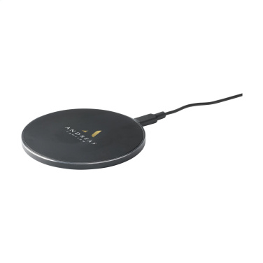 Logotrade promotional gift picture of: Tecco GRS Recycled Alu 15W Wireless Charger