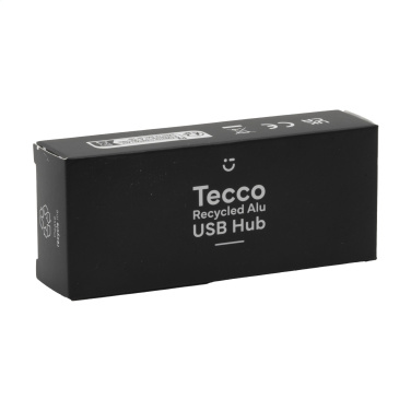 Logotrade advertising product image of: Tecco GRS Recycled Alu USB Hub