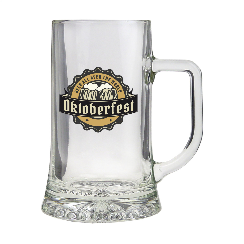 Logo trade promotional merchandise photo of: Beer Tankard Extra Large 500 ml