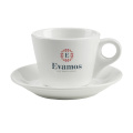 DaVinci 205 ml cup and saucer, white