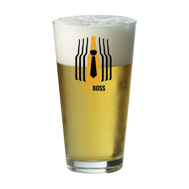 Logo trade corporate gifts image of: Beer Glass 340 ml