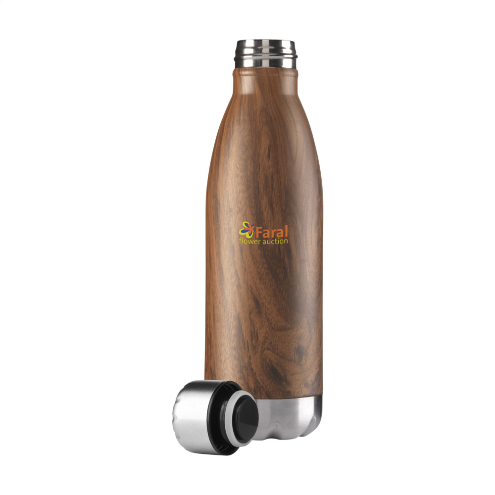 Logo trade promotional giveaway photo of: Topflask Wood 500 ml drinking bottle