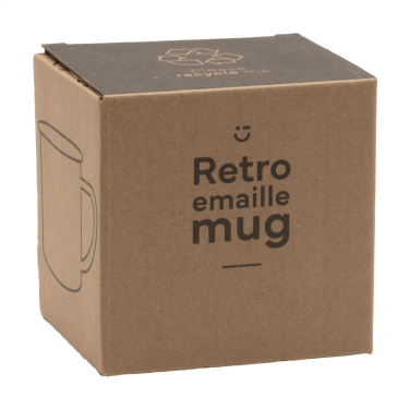 Logo trade promotional product photo of: Retro Enamel Mug 350 ml