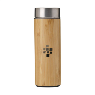 Logo trade corporate gifts image of: Osaka 360 ml bamboo thermo bottle/thermo cup