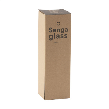 Logo trade promotional merchandise picture of: Senga Glass 500 ml drinking bottle