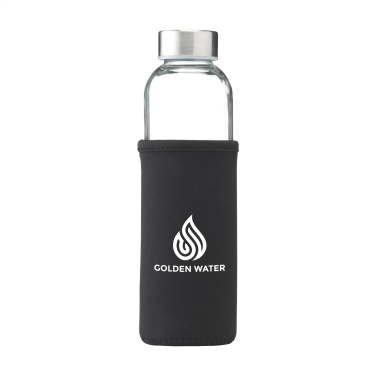 Logotrade promotional gift image of: Senga Glass 500 ml drinking bottle