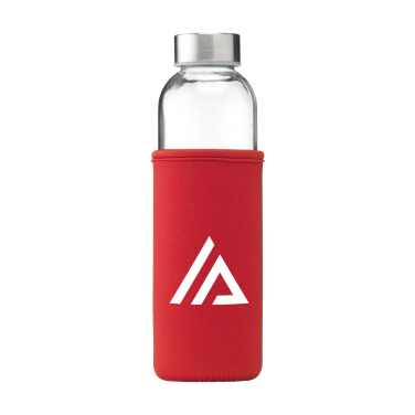 Logo trade promotional giveaways image of: Senga Glass 500 ml drinking bottle