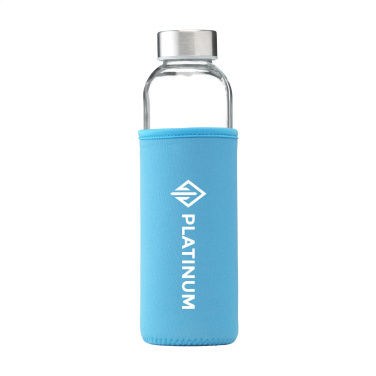 Logo trade promotional items picture of: Senga Glass 500 ml drinking bottle