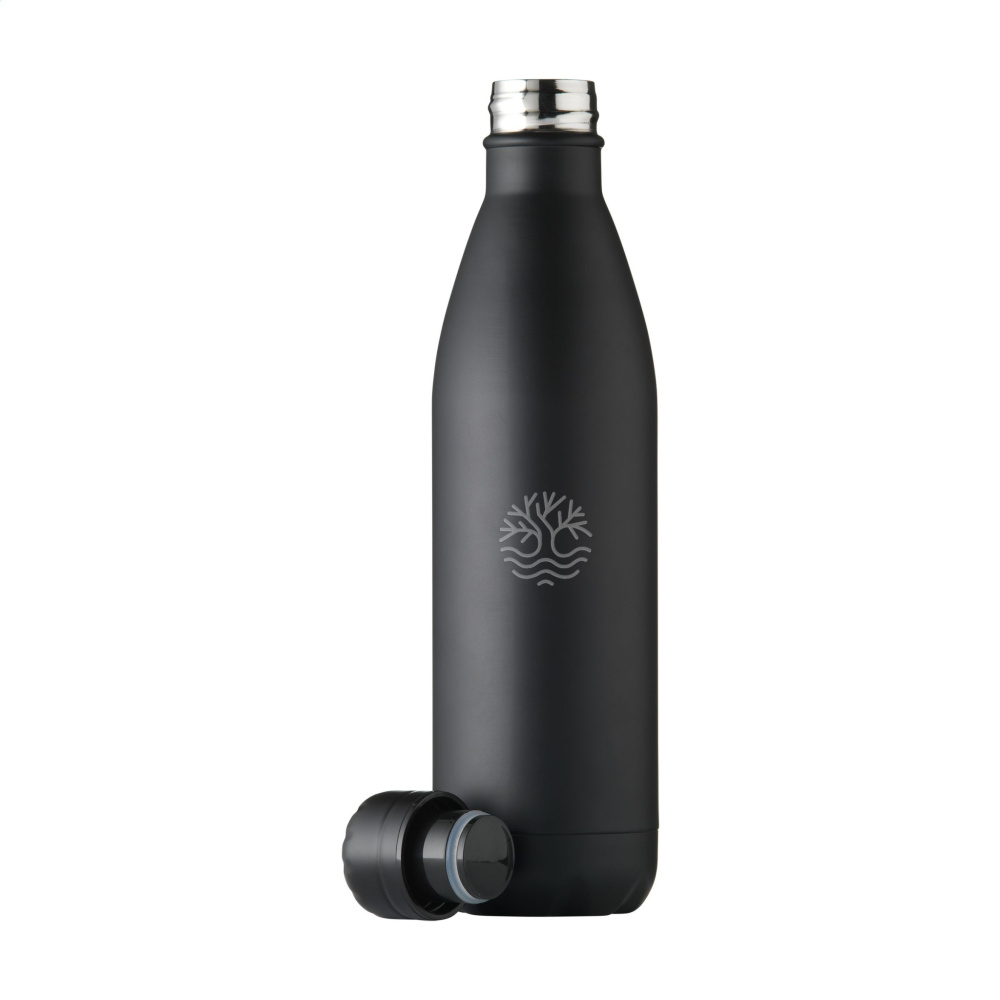 Logo trade promotional merchandise image of: Topflask RCS Recycled Steel 750 ml drinking bottle