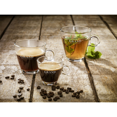 Logotrade promotional giveaway image of: Lugano Coffee Glass 230 ml