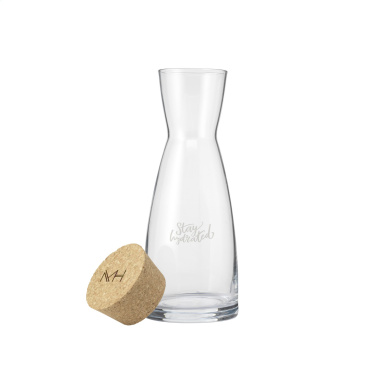 Logo trade corporate gift photo of: Ypsilon Carafe 1 L with a cork cap