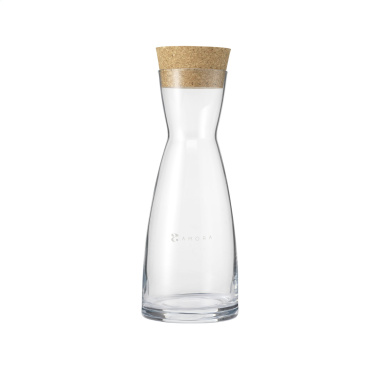 Logotrade promotional product picture of: Ypsilon Carafe 1 L with a cork cap