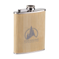 Hipflask Bamboo 200 ml drinking bottle, bamboo