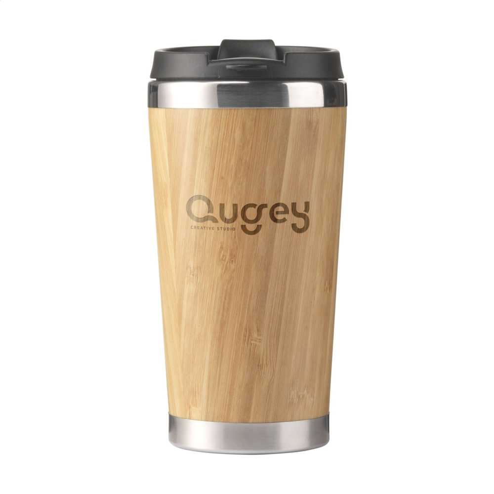 Logotrade promotional items photo of: Tokyo 450 ml bamboo thermo cup