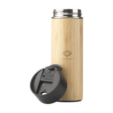 Logotrade business gift image of: Sakura 360 ml bamboo thermo bottle/thermo cup