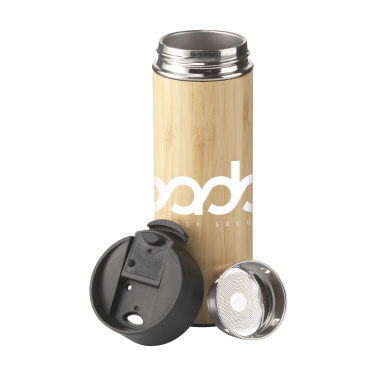 Logotrade advertising products photo of: Sakura 360 ml bamboo thermo bottle/thermo cup