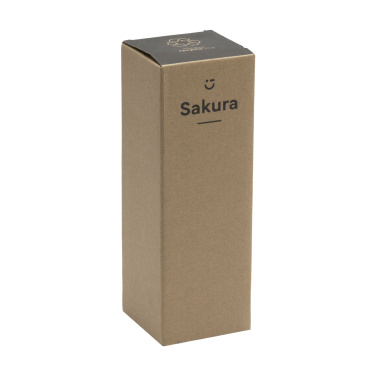 Logo trade promotional gift photo of: Sakura 360 ml bamboo thermo bottle/thermo cup