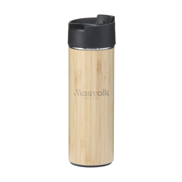 Logotrade corporate gift image of: Sakura 360 ml bamboo thermo bottle/thermo cup