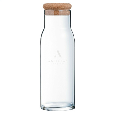 Logo trade advertising products image of: Algarve Carafe 1 L with a cork cap