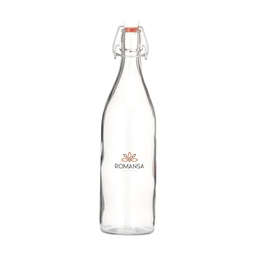 Logo trade promotional item photo of: Vidrio Bottle 1 L water bottle