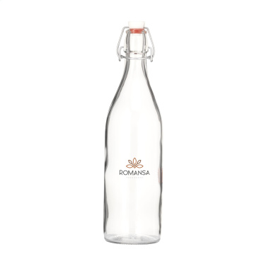 Logo trade advertising products image of: Vidrio Bottle 1 L water bottle