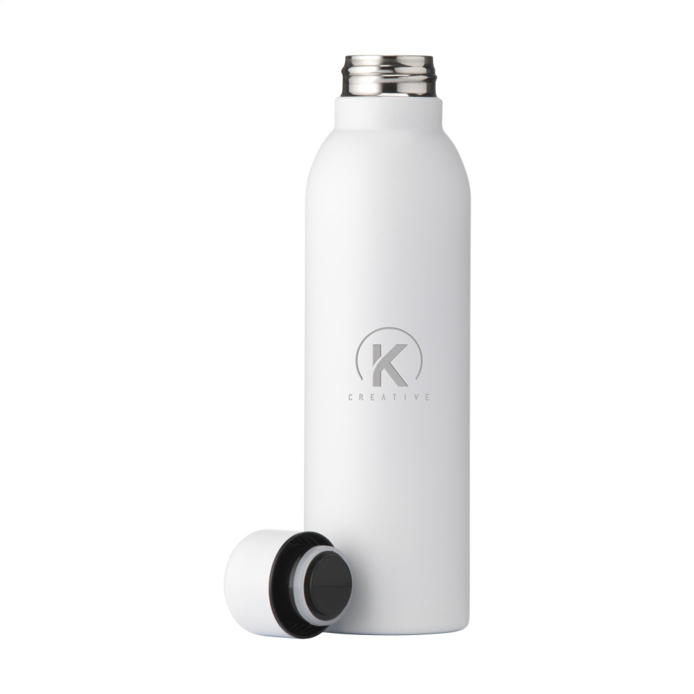 Logo trade business gift photo of: Helios RCS Recycled Steel Bottle 470 ml