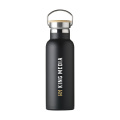 Nordvik RCS Recycled Steel 500 ml drinking bottle, black