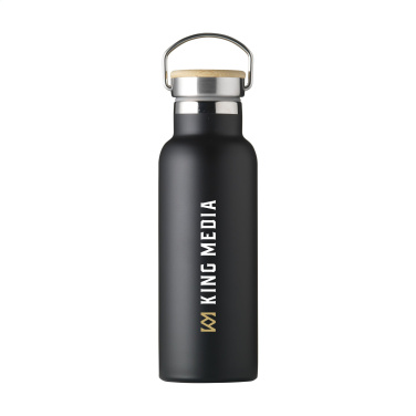 Logo trade promotional items picture of: Nordvik RCS Recycled Steel 500 ml drinking bottle