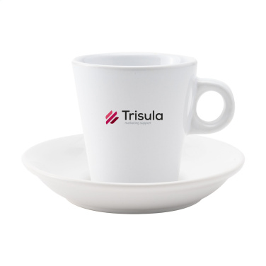 Logo trade promotional items image of: Burano 200 ml mug and saucer