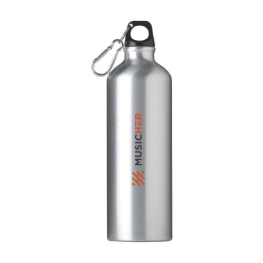 Logo trade promotional merchandise image of: AluMaxi GRS Recycled 750 ml water bottle