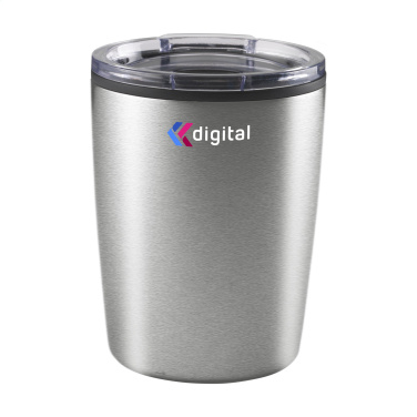 Logo trade advertising product photo of: Espresso-to-Go Mug RCS Recycled Steel 170 ml