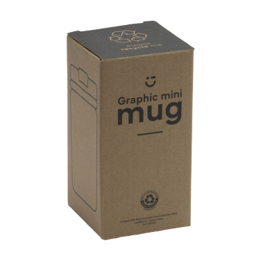 Logotrade business gift image of: Graphic Mini Mug RCS Recycled Steel 250 ml thermo cup