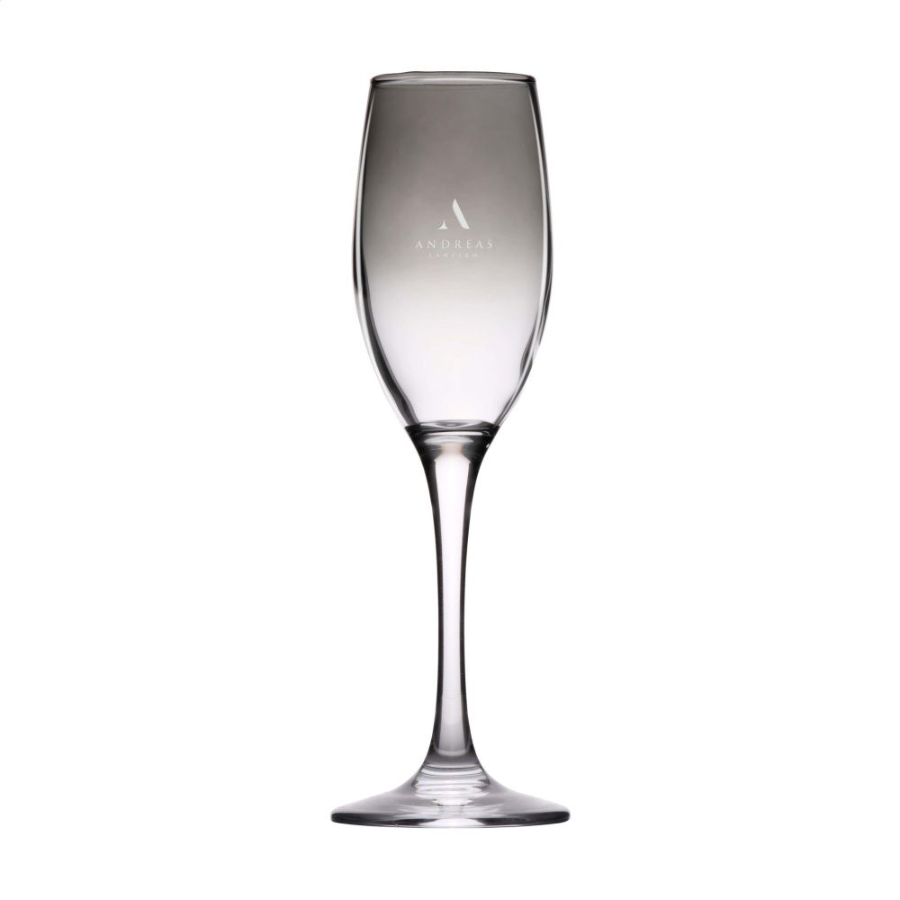 Logo trade promotional giveaway photo of: Smokey Champagne glass 180 ml