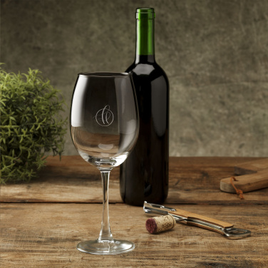 Logotrade promotional item picture of: Smokey Wine Glass 465 ml