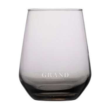 Logo trade corporate gift photo of: Smokey Water Glass 450 ml