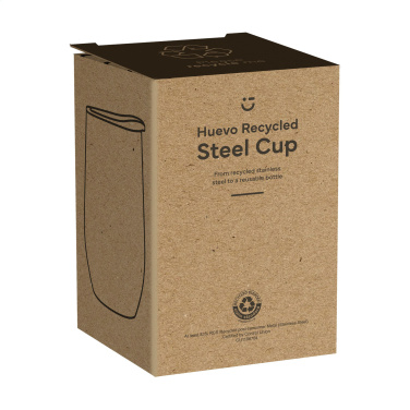 Logo trade promotional items picture of: Huevo RCS Recycled Steel Cup 350 ml thermo cup