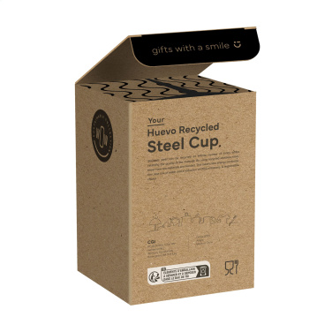 Logotrade promotional item image of: Huevo RCS Recycled Steel Cup 350 ml thermo cup