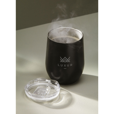 Logo trade business gift photo of: Huevo RCS Recycled Steel Cup 350 ml thermo cup