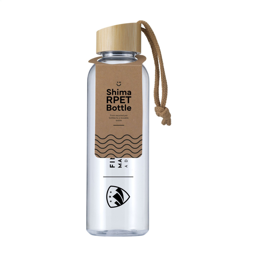 Logo trade promotional merchandise picture of: Shima GRS RPET Bottle 680 ml water bottle