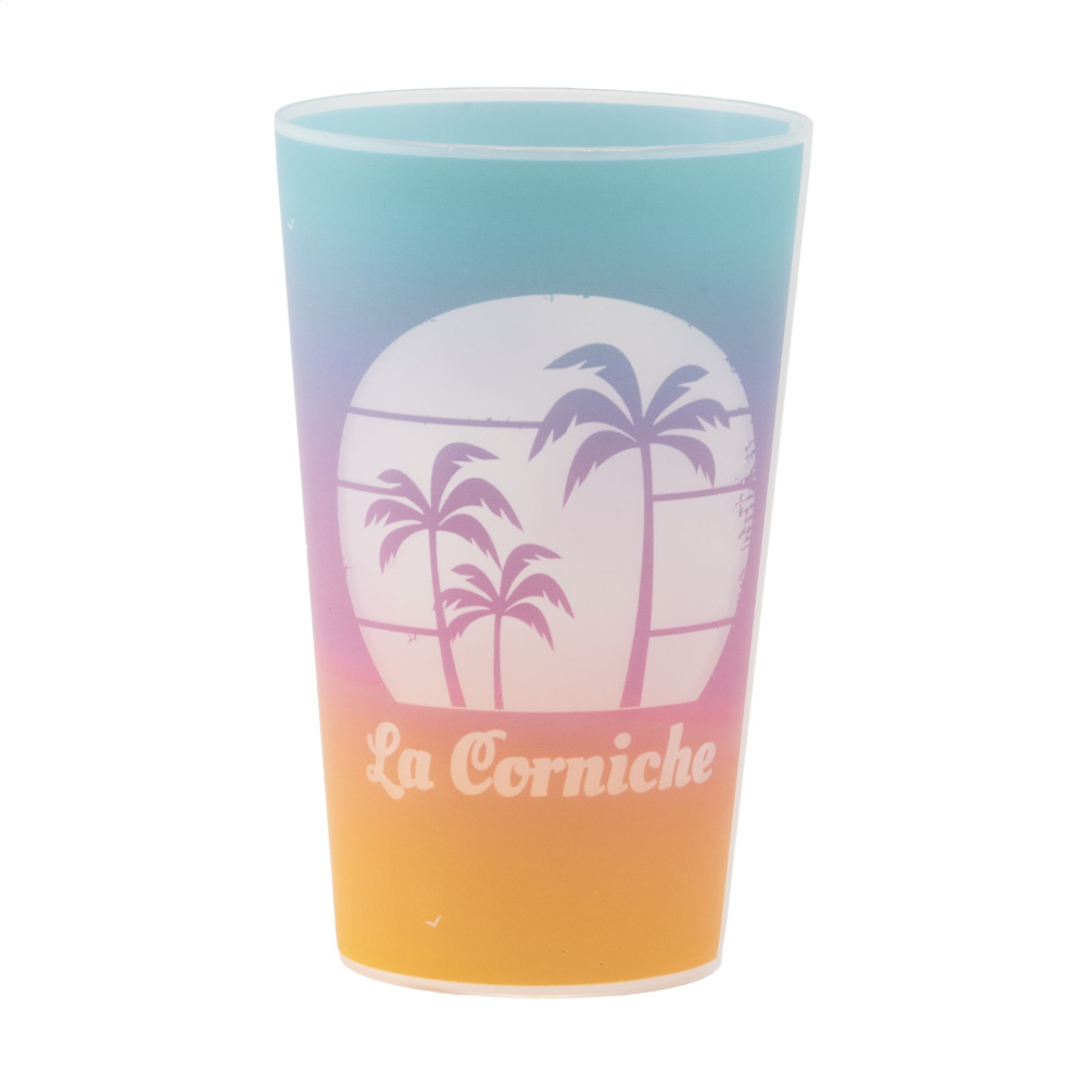 Logo trade promotional products image of: Evento Reusable Cup 330 ml