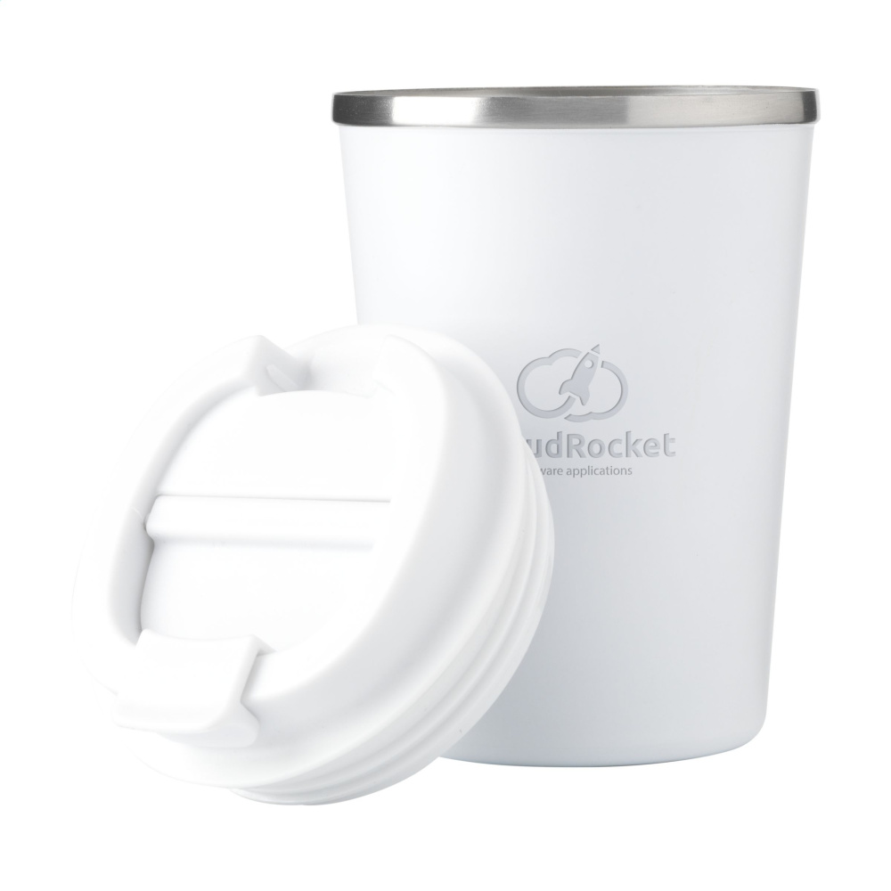 Logo trade promotional item photo of: Kaffi RCS Recycled Coffee Mug 300 ml thermo cup