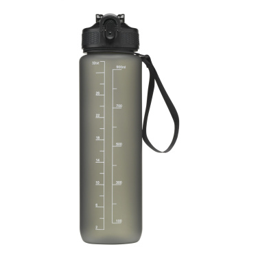 Logo trade promotional merchandise photo of: AquaSport GRS Recycled Water Bottle 1,000 ml