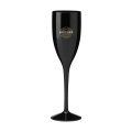 Lunaire Reusable Champagne Glass 150 ml, black