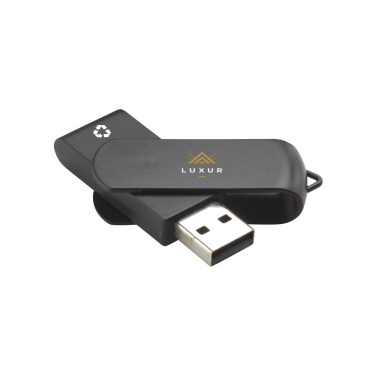 Logo trade promotional item photo of: USB Twist Recycle 8 GB